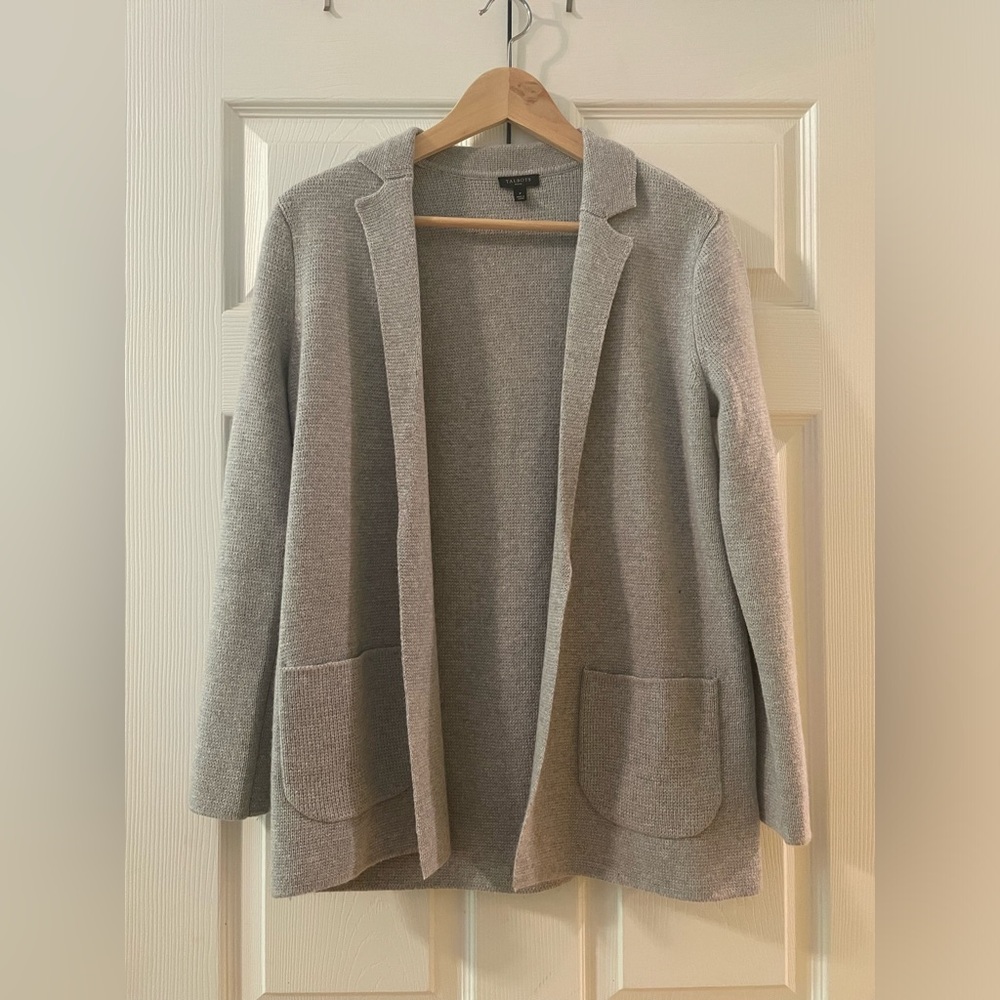 Talbots knit blazer size small